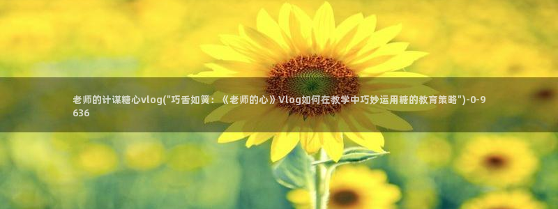 糖心vlogo：老师的计谋糖心vlog(\