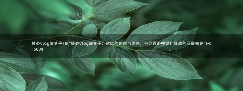 糖心小恩vlog：糖心vlog御梦子18(\